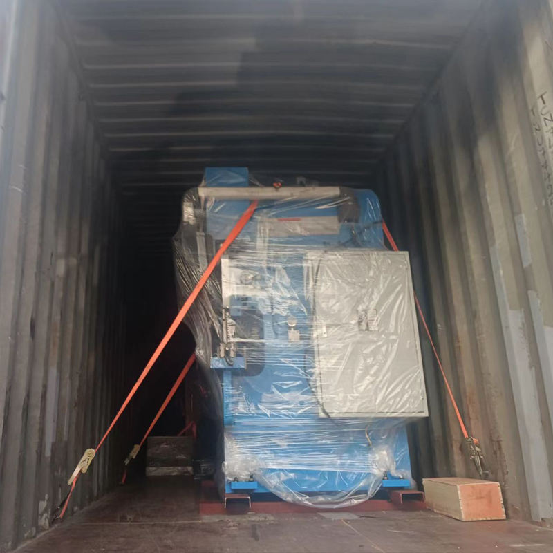 Slip roller machines and press brake machines load container